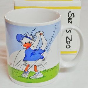 Suzy's Zoo Mug "Jack Quacker tees off" in box